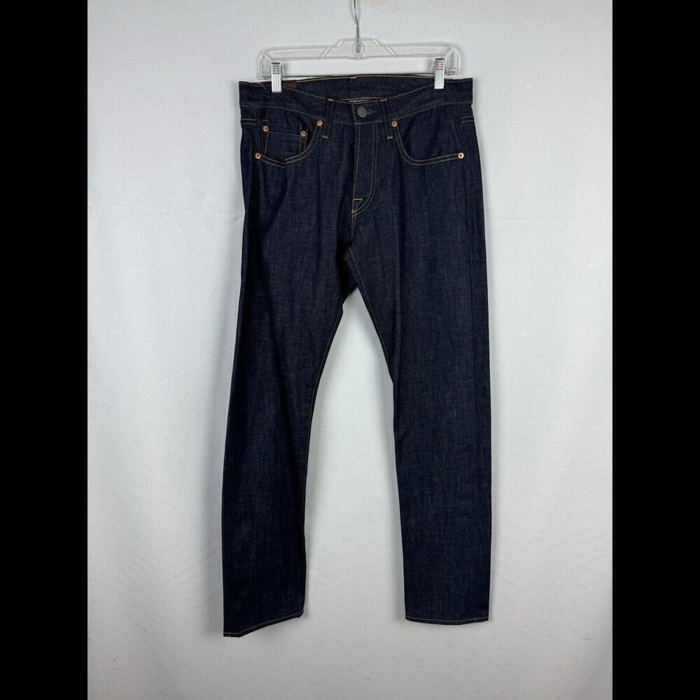J Brand Tyler Perfect Slim Raw Selvedge Denim Jeans Blue Size 32 W, 33 L